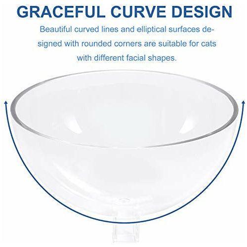 G.C Cat Bowl Double Tilted Cat Food Bowl with Raised Stand Water Bowl Pet Food Feeder Pet Dog Bowl Non-Spill Feeding Bowls for Kitten Puppy 2