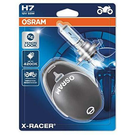 Osram 64210XR-02B 4000K X-RACER H7 Halogen Headlamp Bulb, Double Blister 0