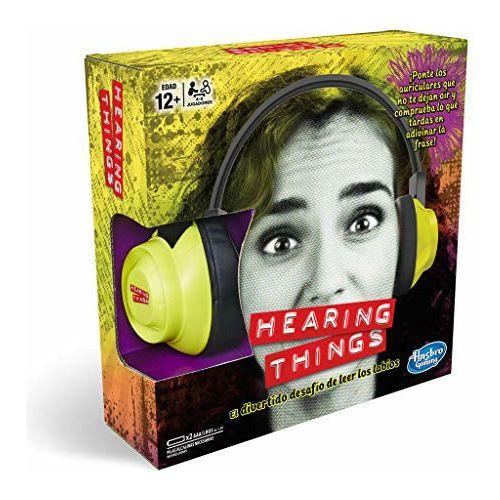 *Spanish Version* Hasbro Gaming - Juego de mesa Hearing Things (E2617105) 0