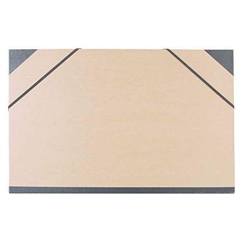 Clairefontaine Kraft Art Folder, A3+, Elastic Straps - Brown 0