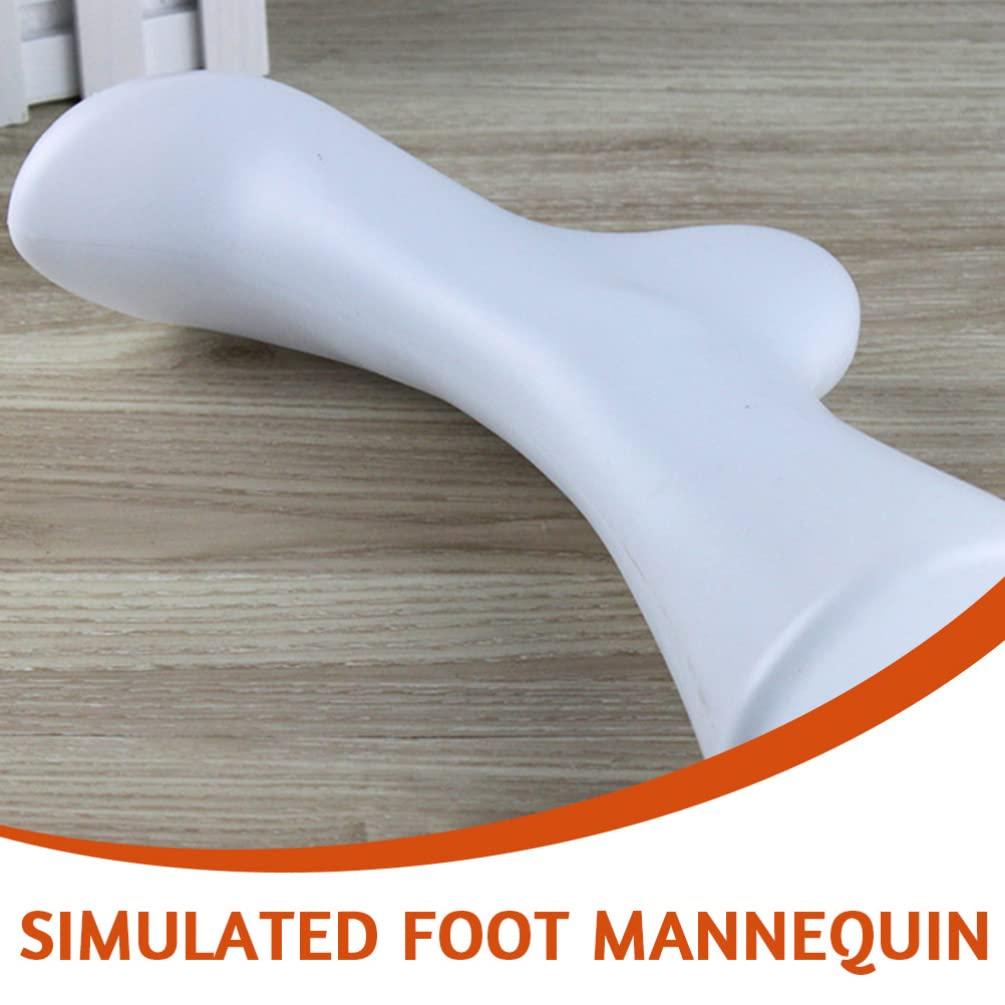 TOPBATHY 2pcs Foot Sock Mannequin Foot Mold Woman Sock Display Mannequin Feet Model 8