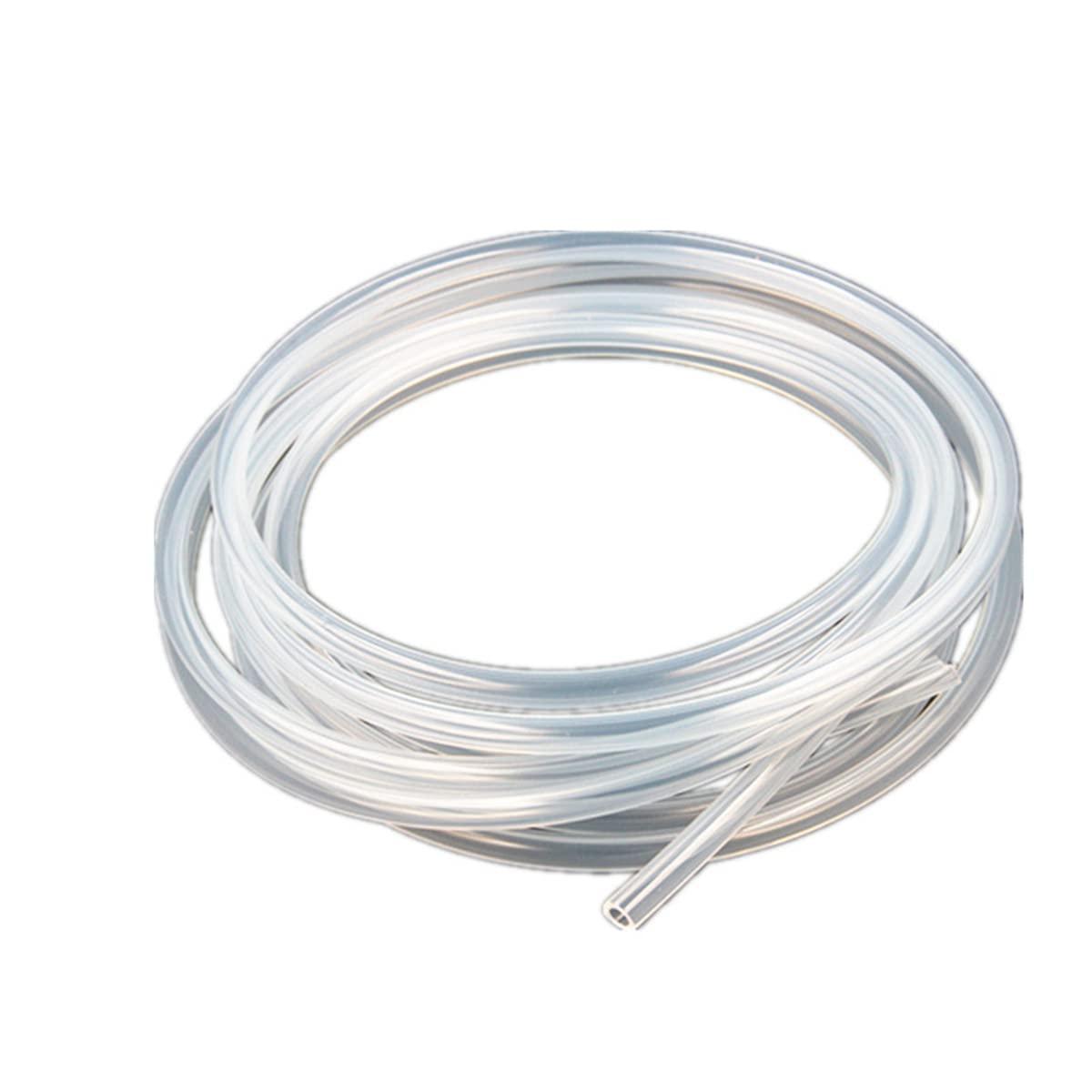 MACHSWON Silicone Tube 4mm ID 7mm OD 6.56ft Transparent Silicone Rubber Tube Silicone Tube Food Grade Air Hose for Pump Transfer 2m