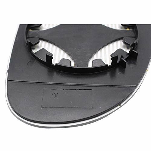 TAKPART Left Passenger Side Heated Electric Wing Mirror Glass Compatible for GOLF MK5 2003-2008 3