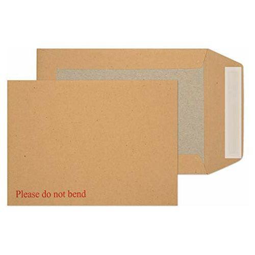 Blake Purely Packaging 190 x 140 mm Board Back Pocket Peel & Seal Envelopes (3112) Manilla - Pack of 125 0