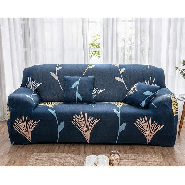 Yeahmart Sofa Cover 1 2 3 Seater Sofa Slipcovers Printed Stretch Couch Cover Polyester Spandex Furniture Protector Cover (1 Seater, Pattern #Wildflower) 2