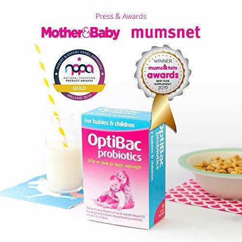 OptiBac for Babies & Children | Daily 3 Billion Friendly Bacteria Flavourless Natural Supplement | Lactobacillus Acidophilus & Bifidobacterium Infantis | One Month Supply | 30 Sachets 3