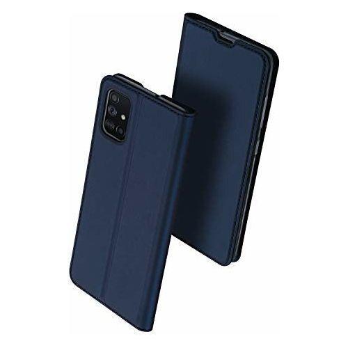 DUX DUCIS Case for Samsung Galaxy A71, Ultra Fit Flip Folio Leather Case Cover with [Kickstand] [Card Slot] [Magnetic Closure] for Samsung Galaxy A71 (Deep blue) 1