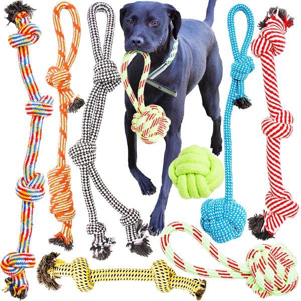 Youngever 8 Pack Dog Rope Toys, Puppy Chew Toys Dog Toys for Medium to Large Dogs