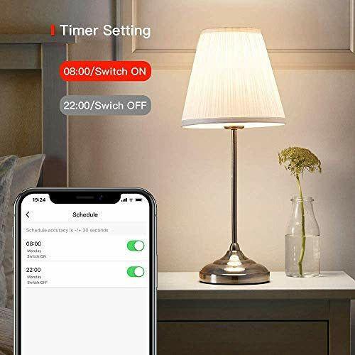 LNL WiFi Smart Light Switch, Alexa Smart Light Switch with Remote Control and Timer, Compatible with Alexa, Google Assistant and IFTTT, Easy Installation, Neutral Wire Required (2 Gang) 3