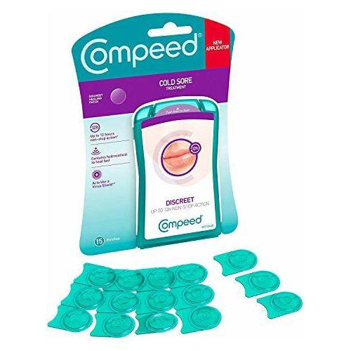 Compeed Cold Sore Discreet Healing Patch, 15 Patches, Cold Sore Treatment, More Convenient than Cold Sore Creams, Dimensions: 1.5 cmx1.5 cm 3