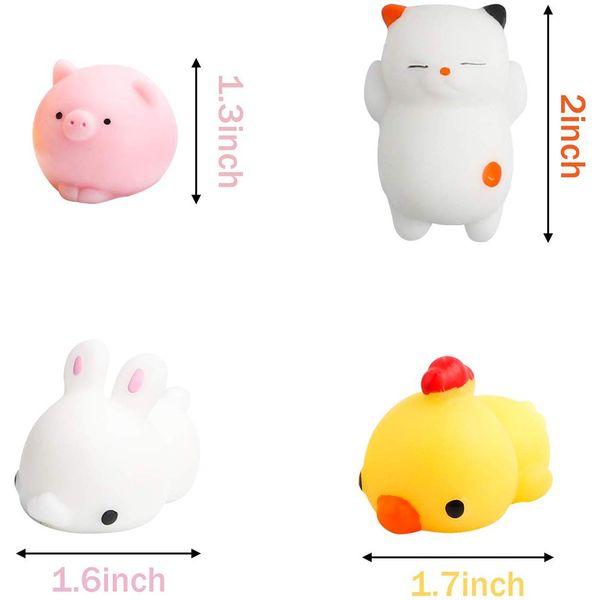 Animals Squeeze Toys for Kids Creamy Slow Rising Kawaii Soft Food Education Squeeze Toys (70pcs) 3