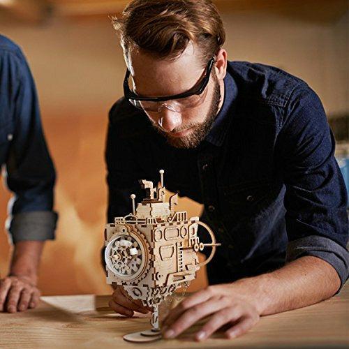 ROKR 3D Wooden Puzzle - Wooden Model Kits to Build - Submarine Steam Punk Musical Robot Kit - Birthday Gifts for Teens & Adults 1