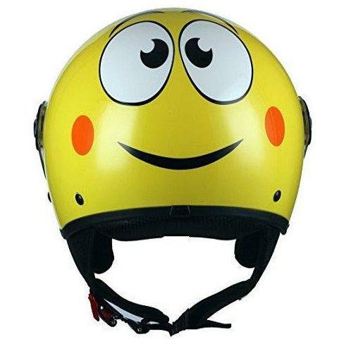 BHR 17936 Demi-Jet Helmet Line One 801, Yellow, XS (54 cm) 0