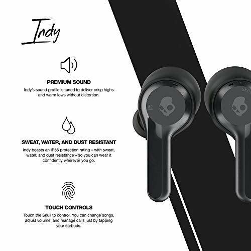 SKULLCANDY Indy Wireless Bluetooth Earphones - Black 2