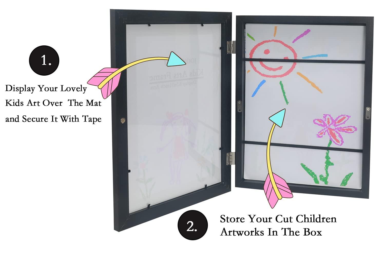 YiPinYin Kids Art Frames Black A4 2