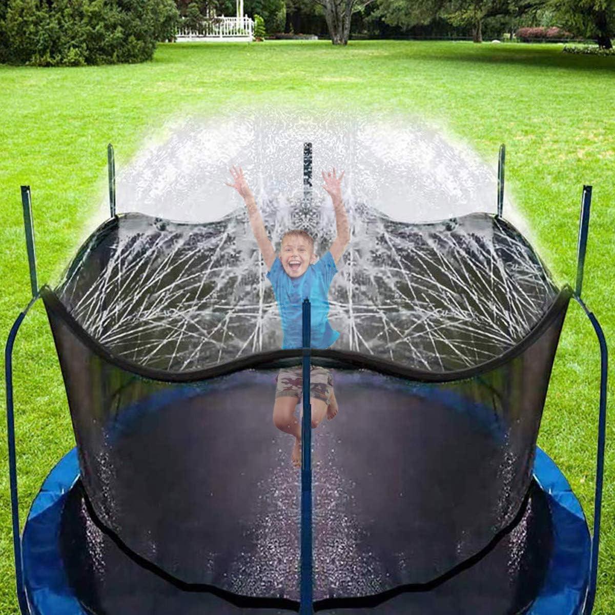 Hydrogarden Trampoline Sprinklers Trampoline Spray Water Park Fun Summer Outdoor Water Game Trampoline Accessories, Made to Attach On Trampoline Safety Net Enclosure(12m) 0