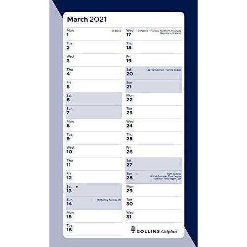 Collins Colplan 64 2021 Monthly Notebook Calendar 1
