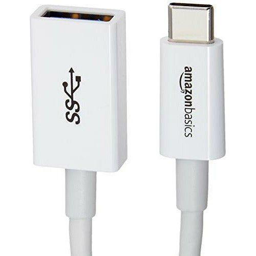 Amazon Basics USB Type-C to USB 3.1 Gen1 Female Adapter - White 2