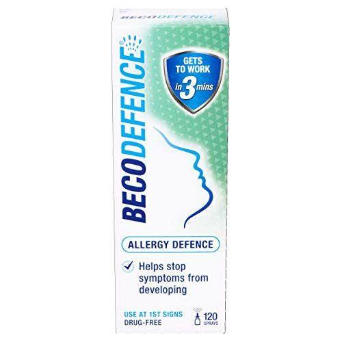 Becodefence Nasal Spray - Allergy/Hay Fever Defence from the First Signs of Symptoms - Gets to Work in 3 Minutes - Non-Drowsy - 120 Sprays 0
