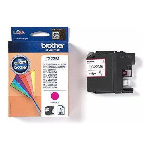 Brother LC-223M Inkjet Cartridge, Magenta, Single Pack, Standard Yield, Includes 1 x Inkjet Cartridge, Brother Genuine Supplies 1