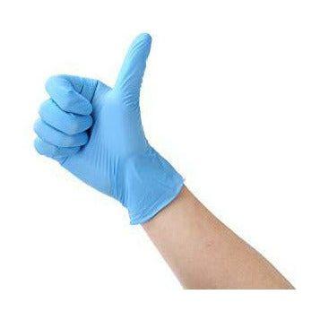 Disposable Nitrile Gloves, Powder Free, Blue, Size S (Pack of 100 Pieces) 4