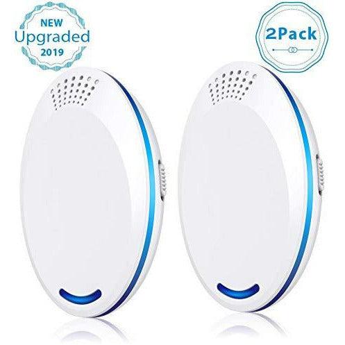 Ultrasonic Pest Repeller - High Power Frequency Electronic Pest Repellent Control Plug-In for Insect Mice, Mouse, Bugs, Flea, Fly, Spiders, Mosquitoes, Roaches, Ants and so on(2 Pack) 0