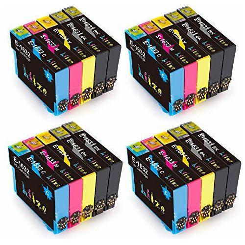 Hitze 20 Packs Epson 16XL 16 XL Ink Cartridges Compatible for Epson 16 Replacement for Epson Workforce WF-2630 WF-2750 WF-2760 WF-2510 WF-2010 WF-2540 WF-2520 WF-2530 WF-2660 WF-2650