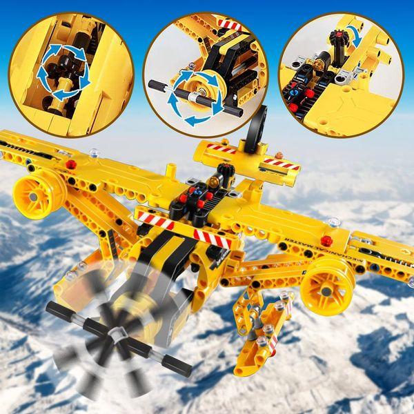 OKKIDY STEM Building Blocks Toy for 6 7 8 9 10 Years Boys & Girls, 2 in 1 Technic Truck Airplane Construction Toy Building Set, 361 PCS Creative Building Blocks Kit Educational Toy Gift for Kids 3