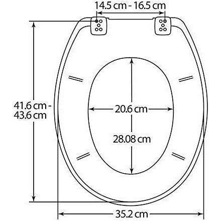 Bemis 2850ZCPT000 Buxton Toilet Seat, White 2