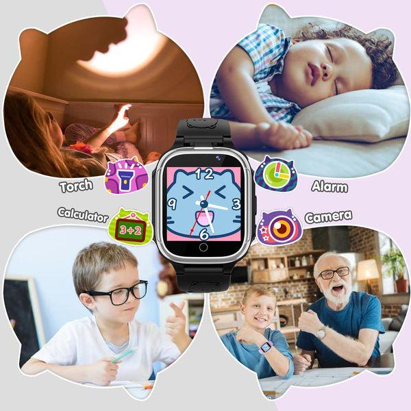 Kesasohe Kids Smart Watch, 24 Games Smartwatch for Kids with 2 HD Cameras, Pedometer, MP3, Music Calculator, Alarm,Clock, Children's Watch for boys girls from 3 to 12 Years Christmas Birthday Gifts. 3