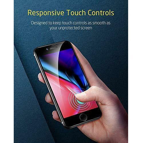 ESR Screen Protector for iPhone 8/7 [3D Curved Edge Full Coverage Protection], Premium Tempered Glass Screen Protector for iPhone 8/7/6s/6, Black 1