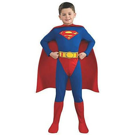 Rubie's Official Superman Kids Fancy Dress Boys Superhero Childrens Child Comic Book Costume, M 0