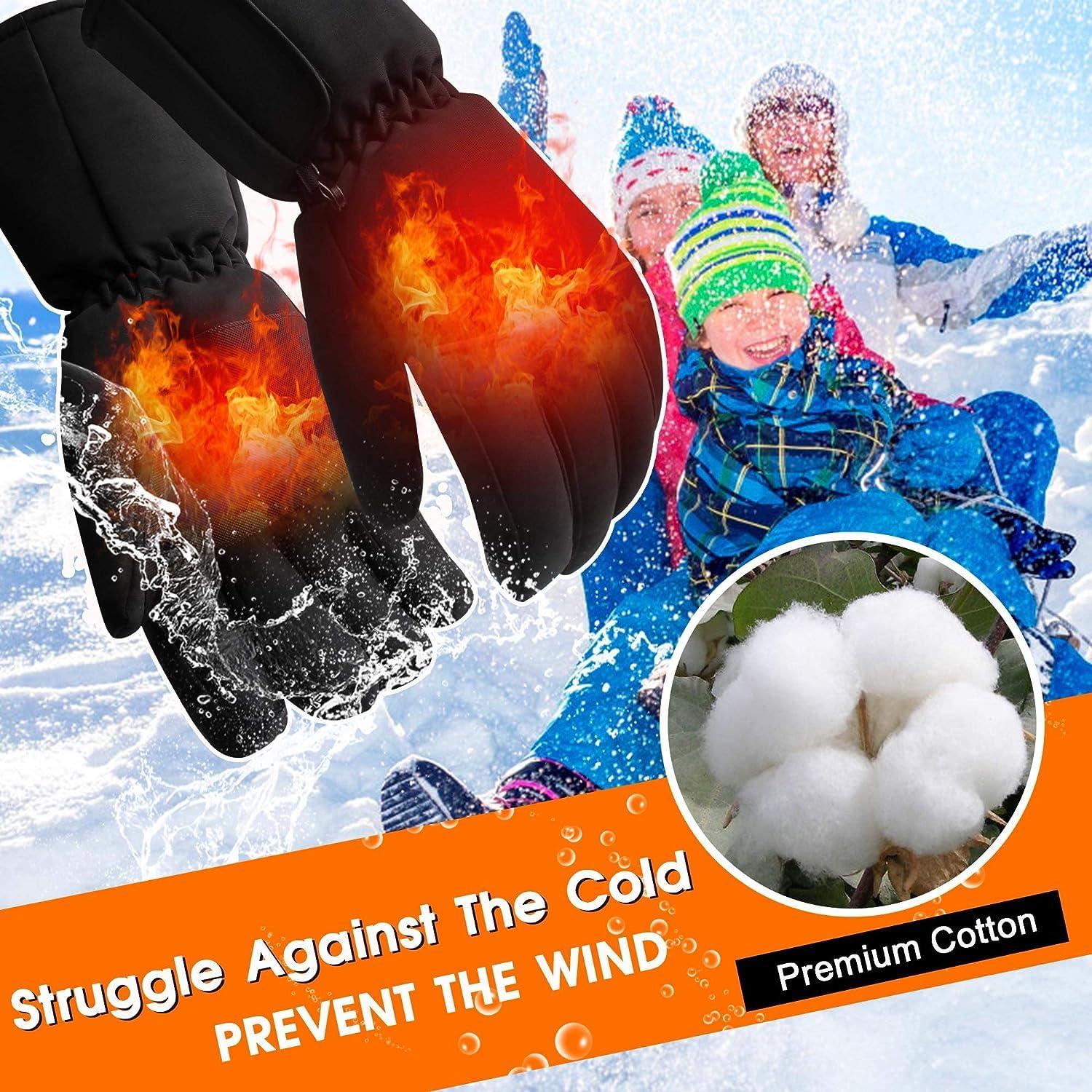 Heated Gloves, Electric Heated Gloves, Battery Powered Waterproof Hand Warmers Winter Warm Touchscreen Gloves for Camping Cycling Skiing Hiking(Batteries not Included) 3