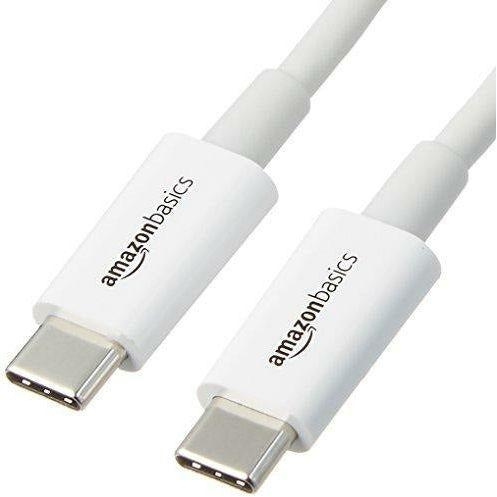 AmazonBasics USB Type-C to USB Type-C 2.0 Cable - 2.7 m - White 0