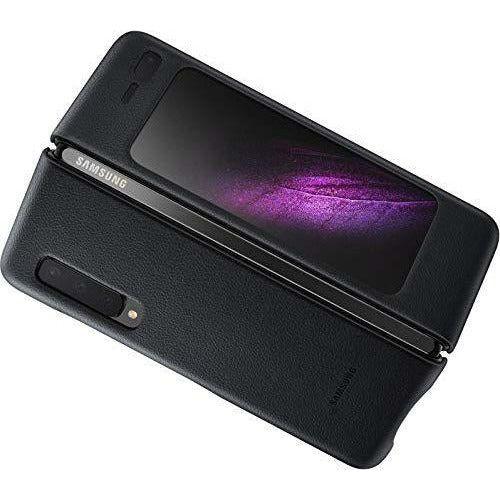 Galaxy Fold 5G Leather Cover Black 1