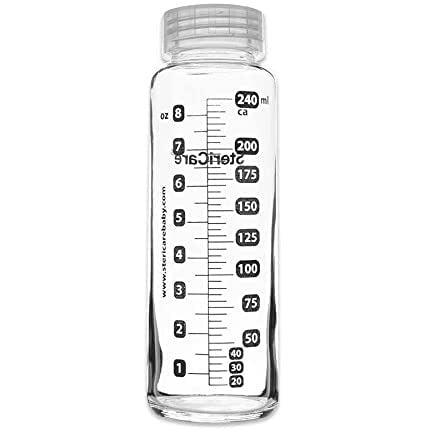 SteriCareÂ® Glass Baby Bottle, 240ml, Pack of 10 2