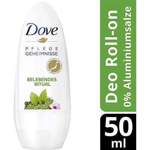 Dove Care Secrets Invigorating Ritual Matcha Green Tea and Cherry Blossom Fragrance 0% Roll-On Deodorant Pack of 6 x 50 ml 2