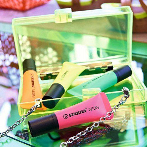 Highlighter - STABILO NEON Pack of 3 Assorted Colours 4