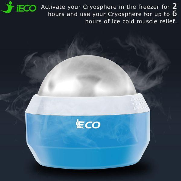 Fitness Cryosphere Cold Massage Roller - Cold&Heat Relief - Myofascial Muscles Release - Rapid Workout Recovery - Deep Tissue Cold Massage Ball 1