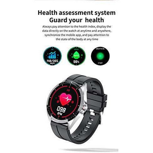 PHIPUDS SmartWatch Men Women,Full Touch Screen Activity Tracker Heart Rate Monitor Blood Pressure IP67 Waterproof Fitness Smartwatch for Android iOS Phones 3