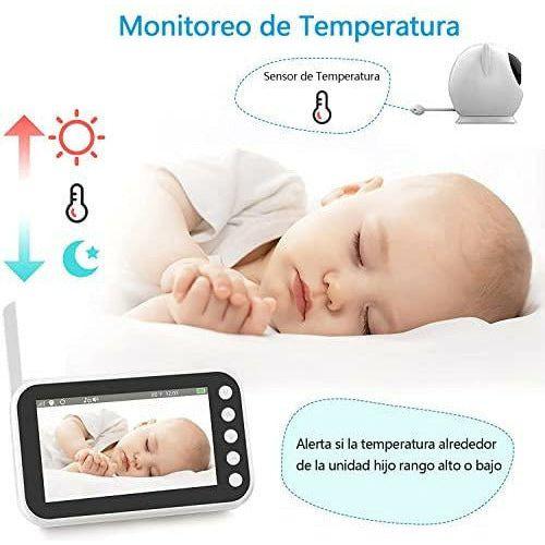 Baby Monitor, MYPIN Wireless Video Baby Monitor with 4.3'' LCD Display & Robot Camera, Two Way Audio, VOX Mode& Temperature Alert, Night Vision 2