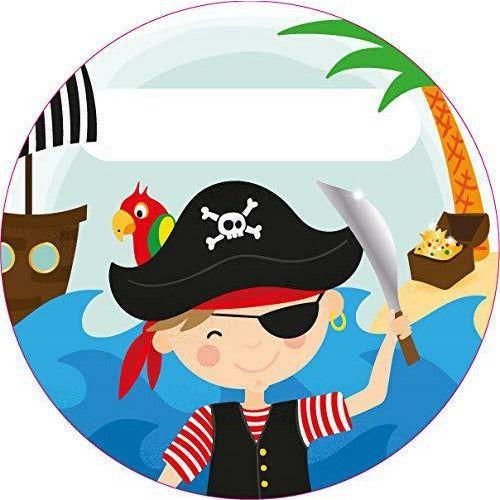 Avery Pack of 36 Pirate Themed Birthday Stickers 4