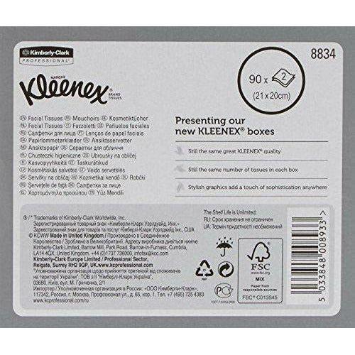 Kleenex two ply white facial tissues CUBE 1