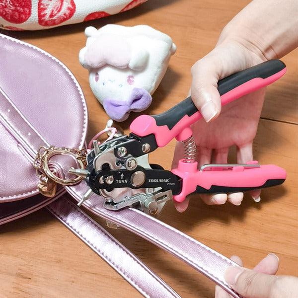 Leather Hole Punch Lady Tools Multifunction Hole Puncher, Very Effortless Get Perfect Holes for Leather and Belt, Gift for Mom, Daughter, Sister, Wife 4