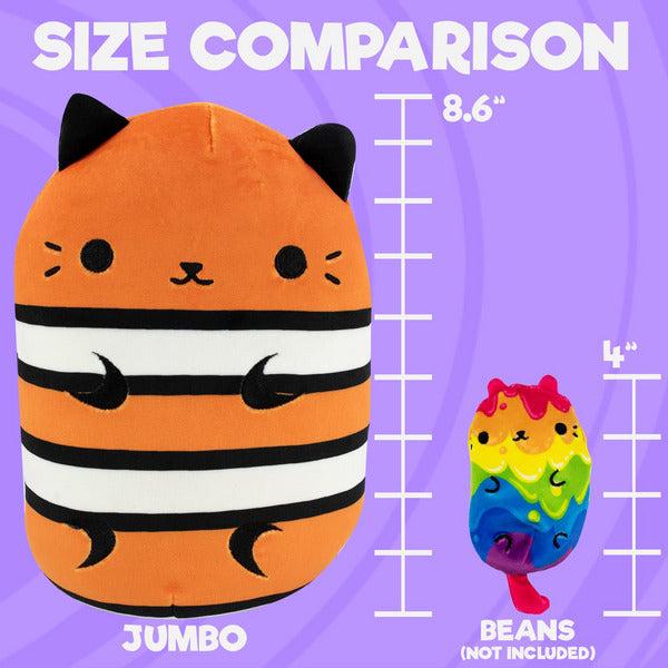 Cats vs Pickles - Jumbo - Ne-Meow - Super Soft and Squishy Stuffed Bean-Filled Plushies - Great for Kids, Boys, & Girls! Collect These as Desk Pets or Room Décor! 1