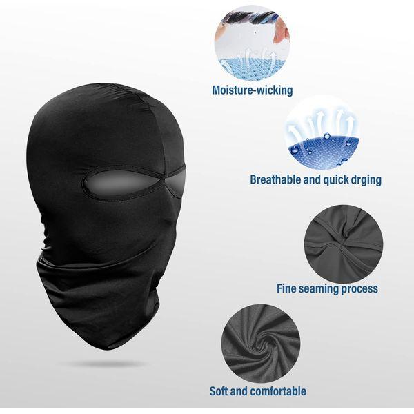 Dapaser 4 Pack Balaclava Ski Moto Bike Face Mask Lightweight Breathable Windproof Sports Headwear Helmet Liner 3