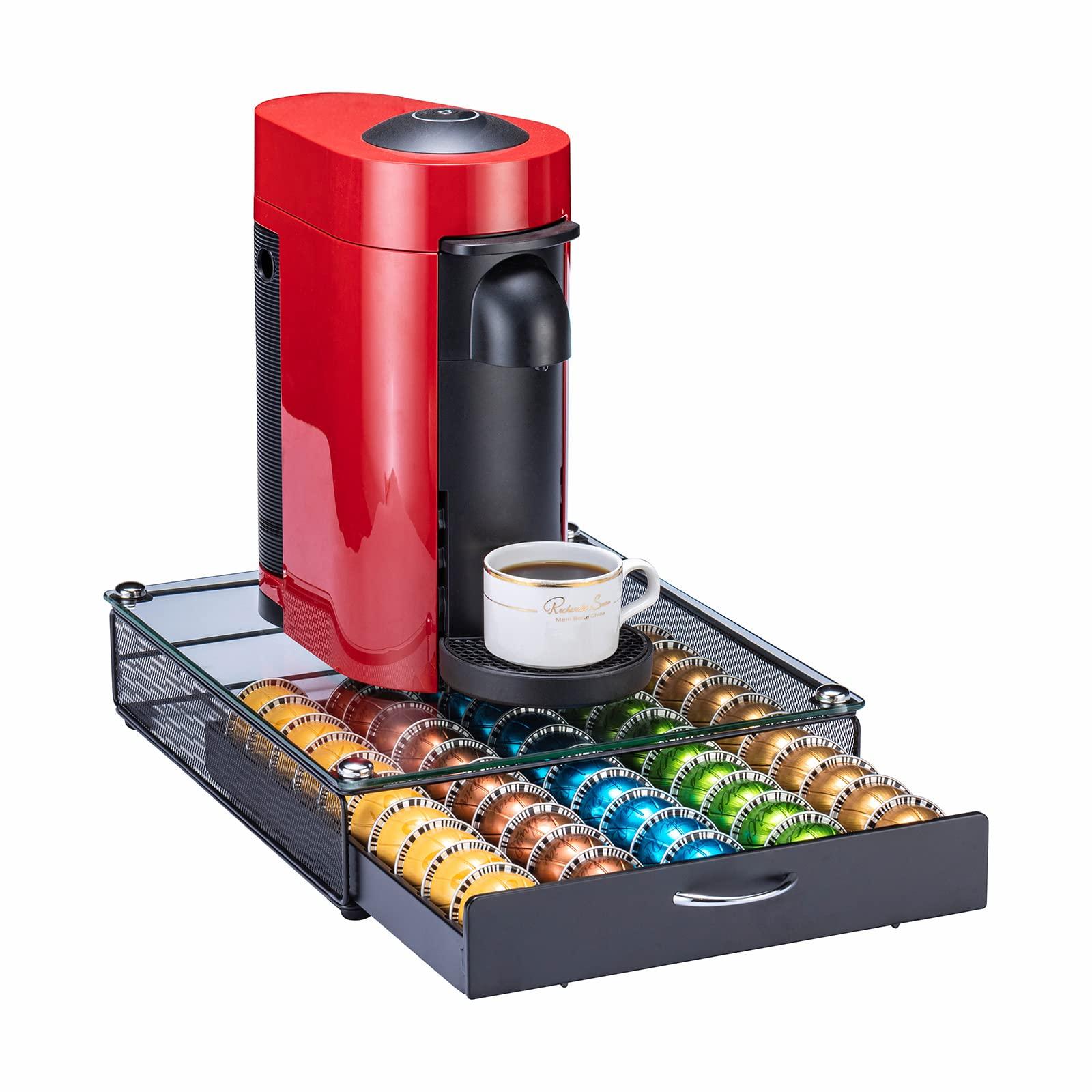 Rice rat for Nespresso Pods Holder Vertuo Pod Holder for Vertuoline Capsules （50 pods） 0