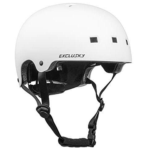 EXCLUSKY Kids Skate Helmet Adult Bike Helmet Youth Bicycle Helmet for Skateboard Skating, Adjustable Cycle Helmet Men Women 0