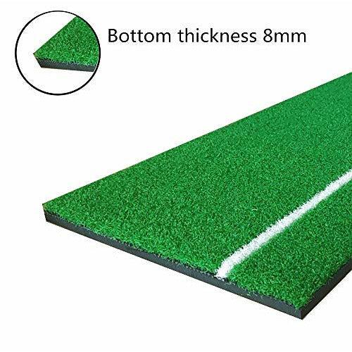 MAZEL Portable Golf Hitting Mat - Mini Residential Practice Mat with Rubber Tee Holder & Ball, Great Golf Training Aid for Indoor Outdoor & Backyard 2