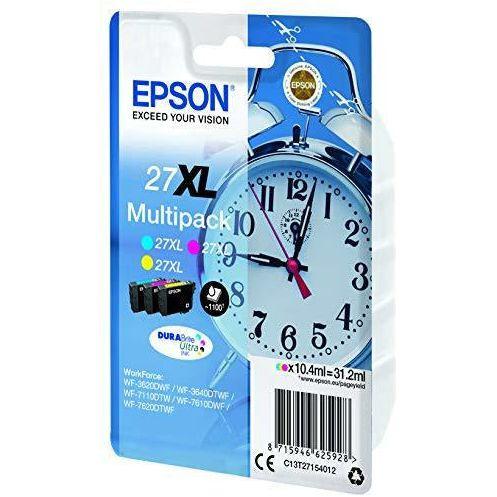 Epson 235M164 Alarm Clock No.27 X-Large Series High Capacity Ink Cartridge, Multi-Coloured, Pack of 3, Amazon Dash Replenishment Ready 3